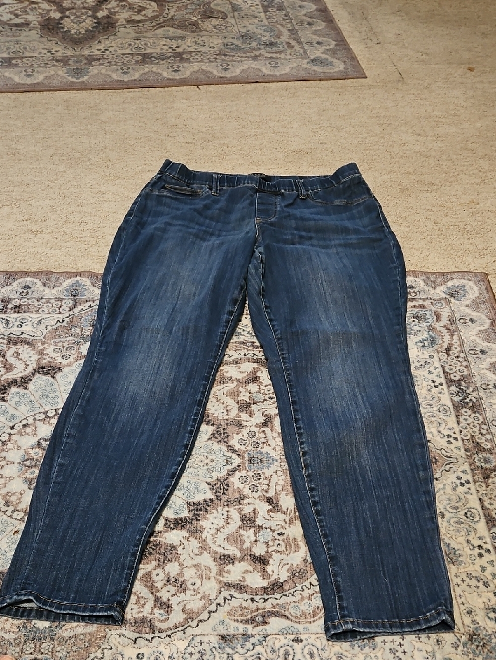 Judy Blue Vintage Wash Boyfriend Jeans in Dark Blue
